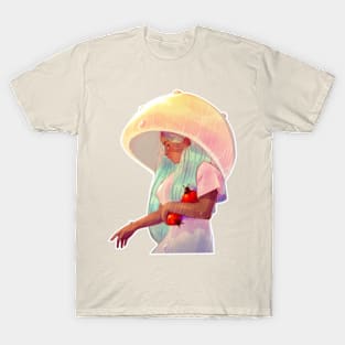 Mushroom girl with ladybugs T-Shirt